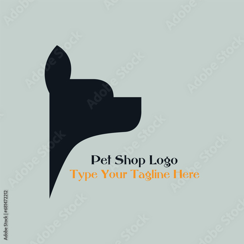 Dog logo design, unique dog logo design by illustrator