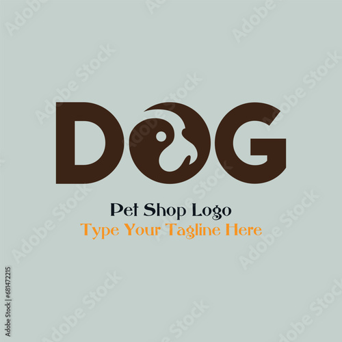 Dog logo design, unique dog logo design by illustrator
