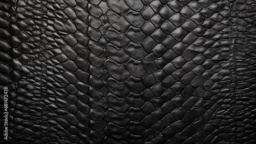 High quality textured black snake skin