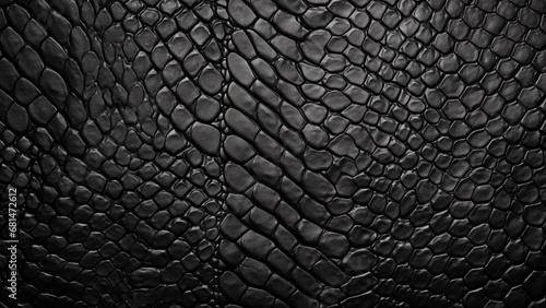 High quality textured black snake skin photo