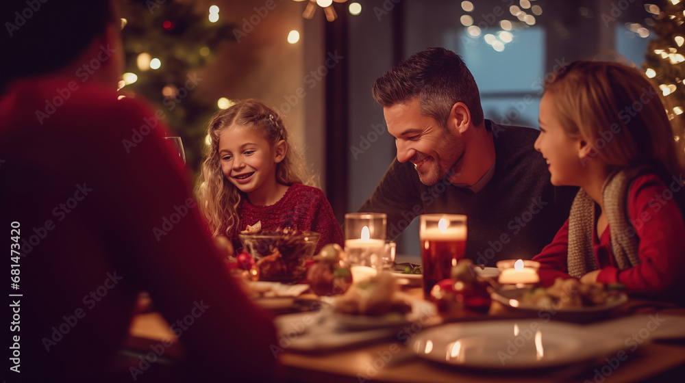 Festive Family Dinner: Christmas Joy at Home Festive Family Dinner: Christmas Joy at Home