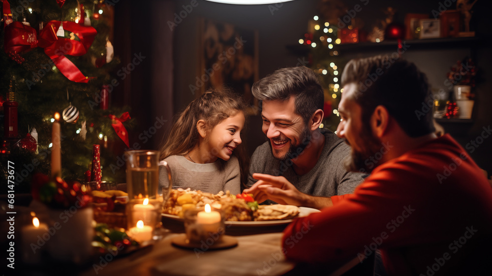 Festive Family Dinner: Christmas Joy at Home Festive Family Dinner: Christmas Joy at Home