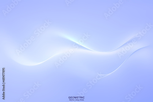 Minimal Abstarct Dynamic textured background design in 3D style with light blue color. Vector illustration.
