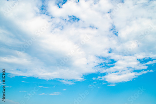 Background with sky and clouds. Air background on the theme of ecology and atmosphere.