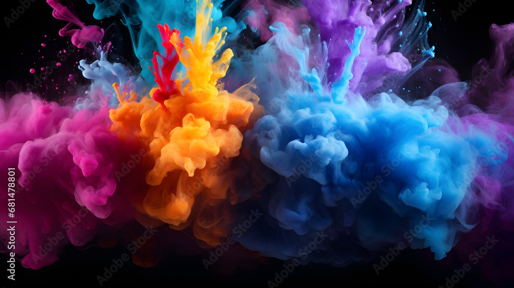 watercolor abstract background 
