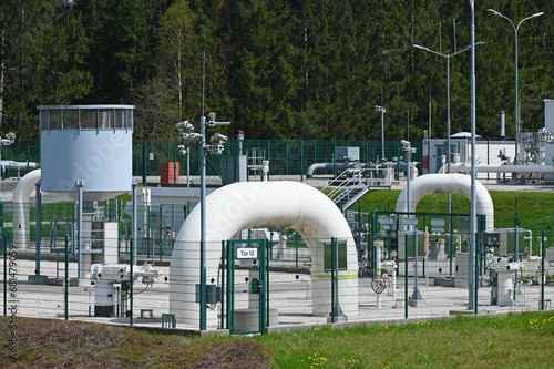 Gas Connect Austria Rainbach compressor station. photo