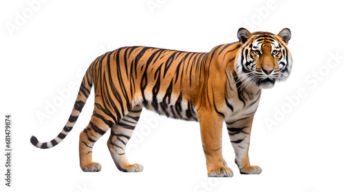 tiger isolated on white background