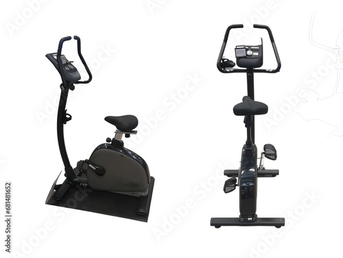 Upright exercise bike for gym use-