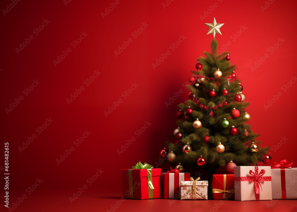 Weihnachtsbaum mit Geschenken Weihnachtsbaum mit Geschenken