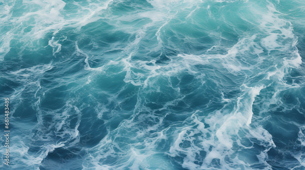 Obraz premium Minimal ocean waves background