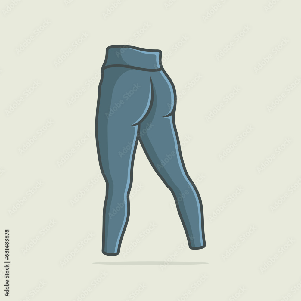 Boys Sports Leg Slim Training Pant or Trouser vector illustration. Boys comfortable trouser pant illustration Boys Sports Leg Slim Training Pant or Trouser vector illustration. Boys comfortable trouser pant illustration