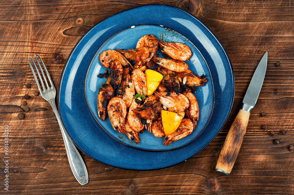 Spicy roasted shrimps Spicy roasted shrimps