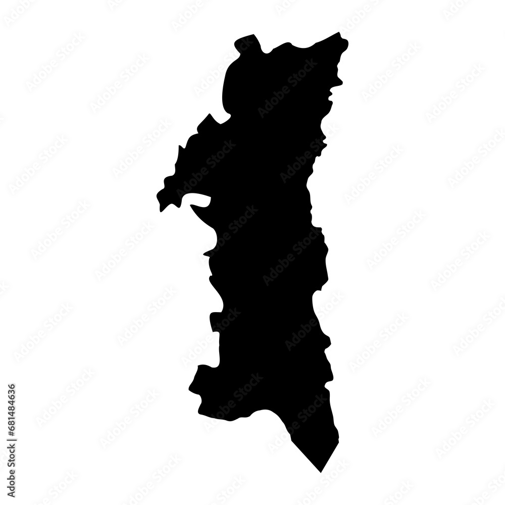 Jericho Governorate map, administrative division of Palestine. Vector illustration. Jericho Governorate map, administrative division of Palestine. Vector illustration.