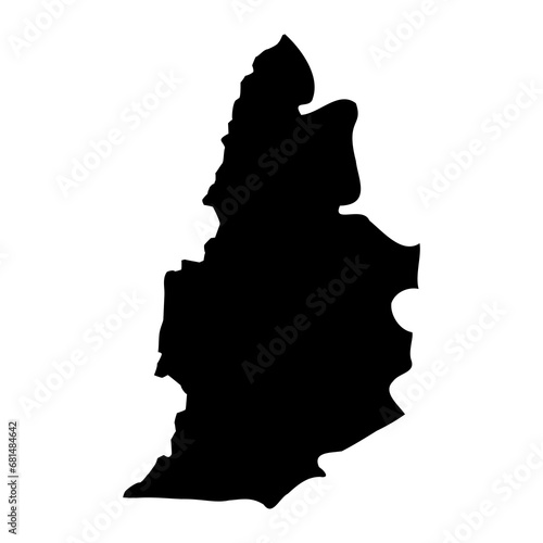 Tulkarm Governorate map, administrative division of Palestine. Vector illustration. photo