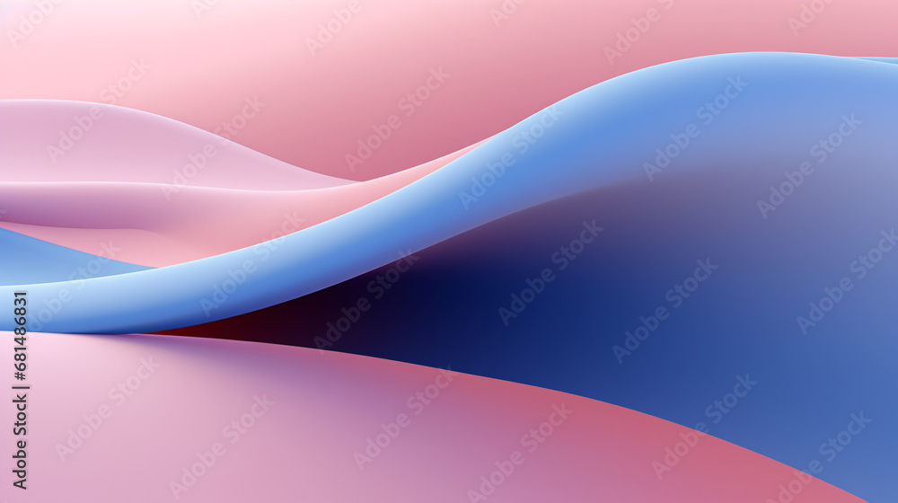 AI generated image of abstract background of smooth