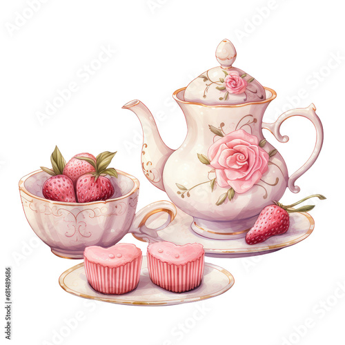 valentine tea set