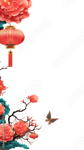 Chinese tradition style decoration lantern.