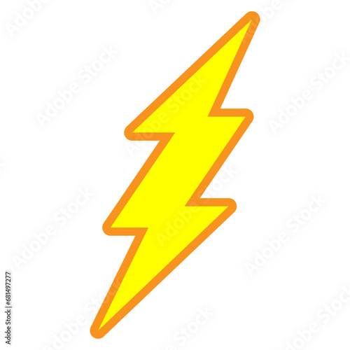 Free Download Lightning Thunderbolt Icon - GFXLoad