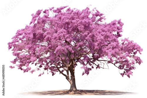 Paulownia Tree on White Isolated on a transparent background photo