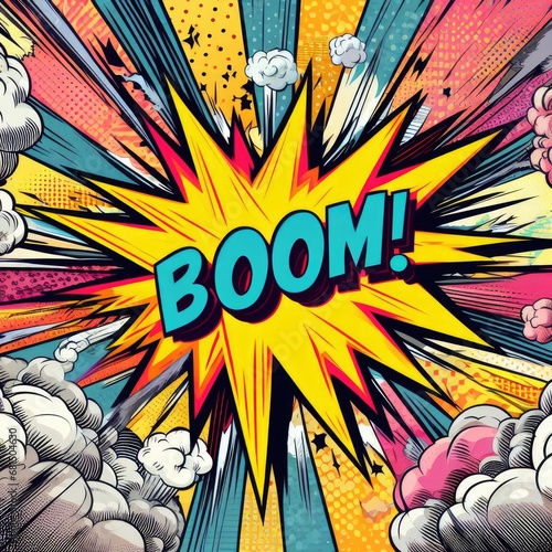 comic explosion background