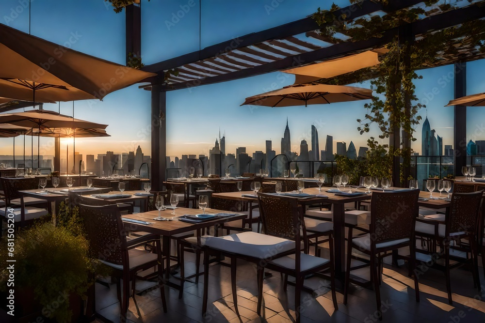Enjoy a Culinary Experience on a Terrace Roof, Surrounded by Cityscapes
