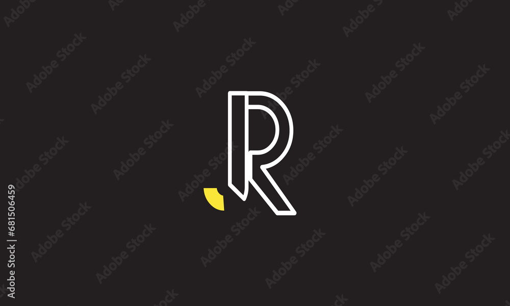 JR, RJ , J , R , Abstract Letters Logo Monogram JR, RJ , J , R , Abstract Letters Logo Monogram