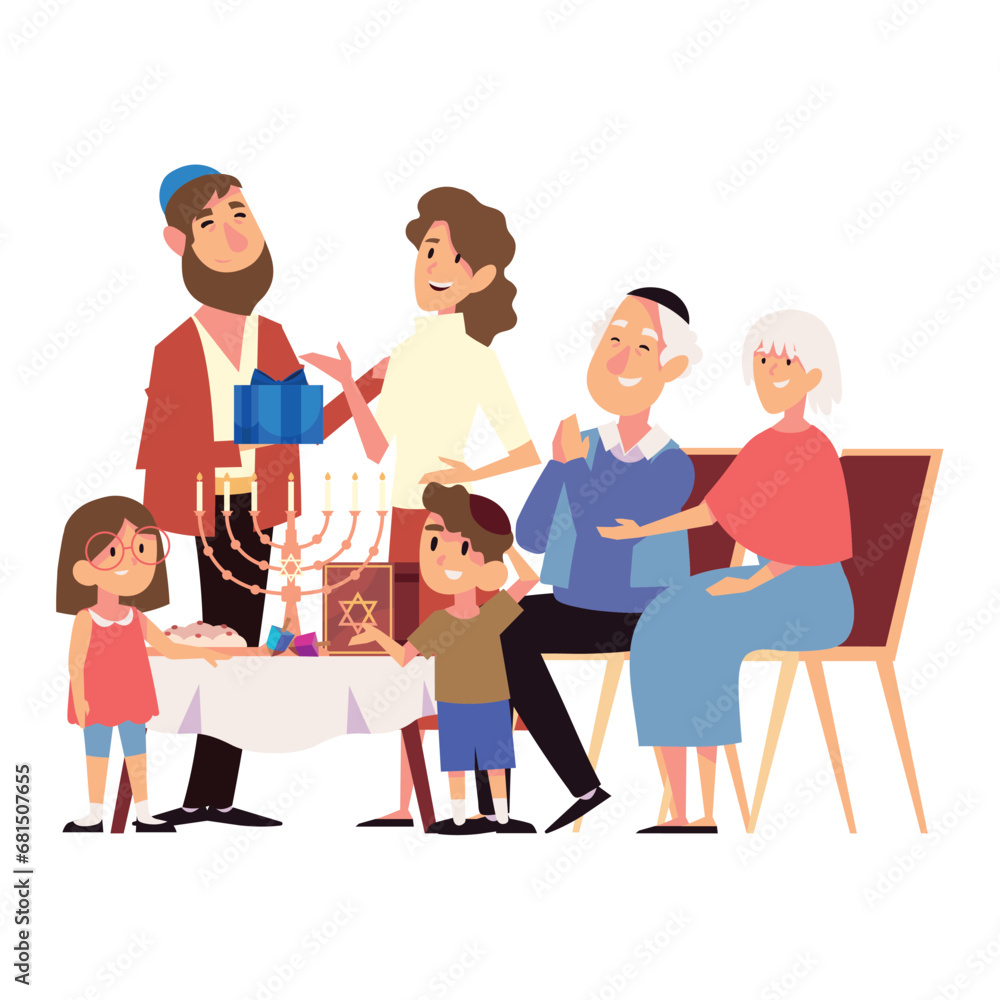 hanukkah family religious celebration hanukkah family religious celebration