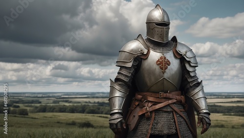 Hardly Armored Knight from the Middle Ages