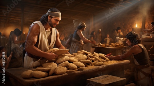 the process of beer and bread production in ancient Egypt