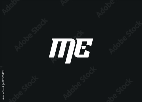 ME letter logo design and initial logo