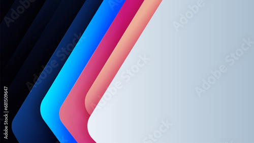 Wallpaper Mural Vector abstract background with dynamic shadow on background. Torontodigital.ca