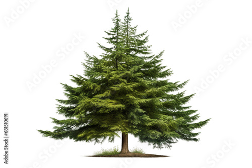 Isolated White Spruce Tree on a transparent background