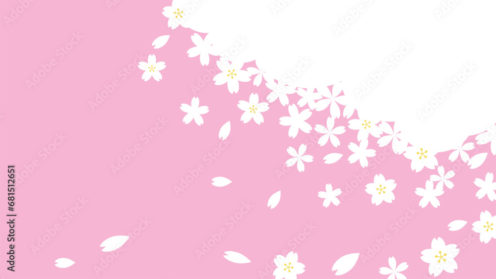 春 桜の背景素材 春 桜の背景素材