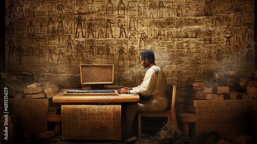 the role of the ancient Egyptian scribe in record-keeping