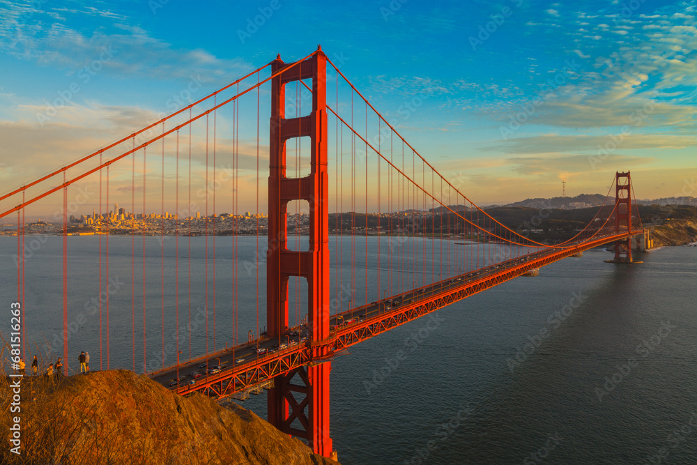 Fototapeta premium Golden Gate Bridge, San Francisco, California, USA