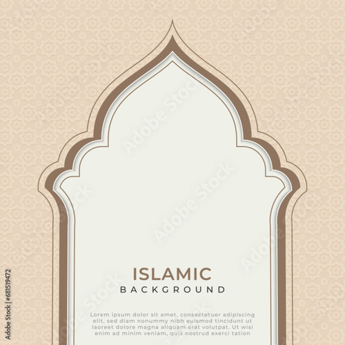 Simple elegant Islamic background
