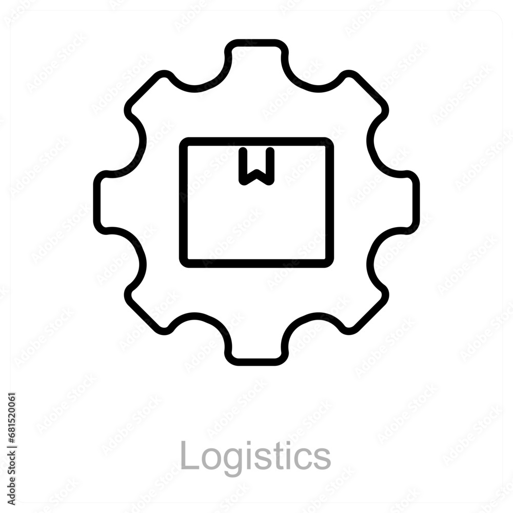 Logistics and delivery icon concept Logistics and delivery icon concept