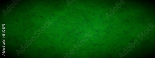 Top view of dark green felt for a casino table with shading at the corners. Tablecloth with realistic vector texture and vignette for playing poker, blackjack or billiards. Soft plush fabric