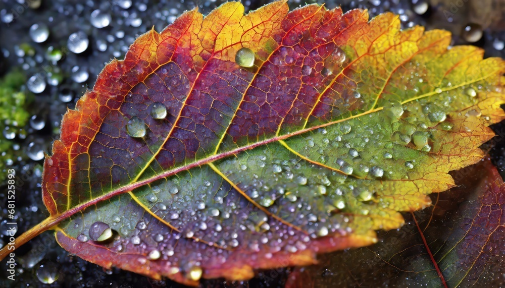 Fototapeta premium Vibrant Fall Foliage Close-Up