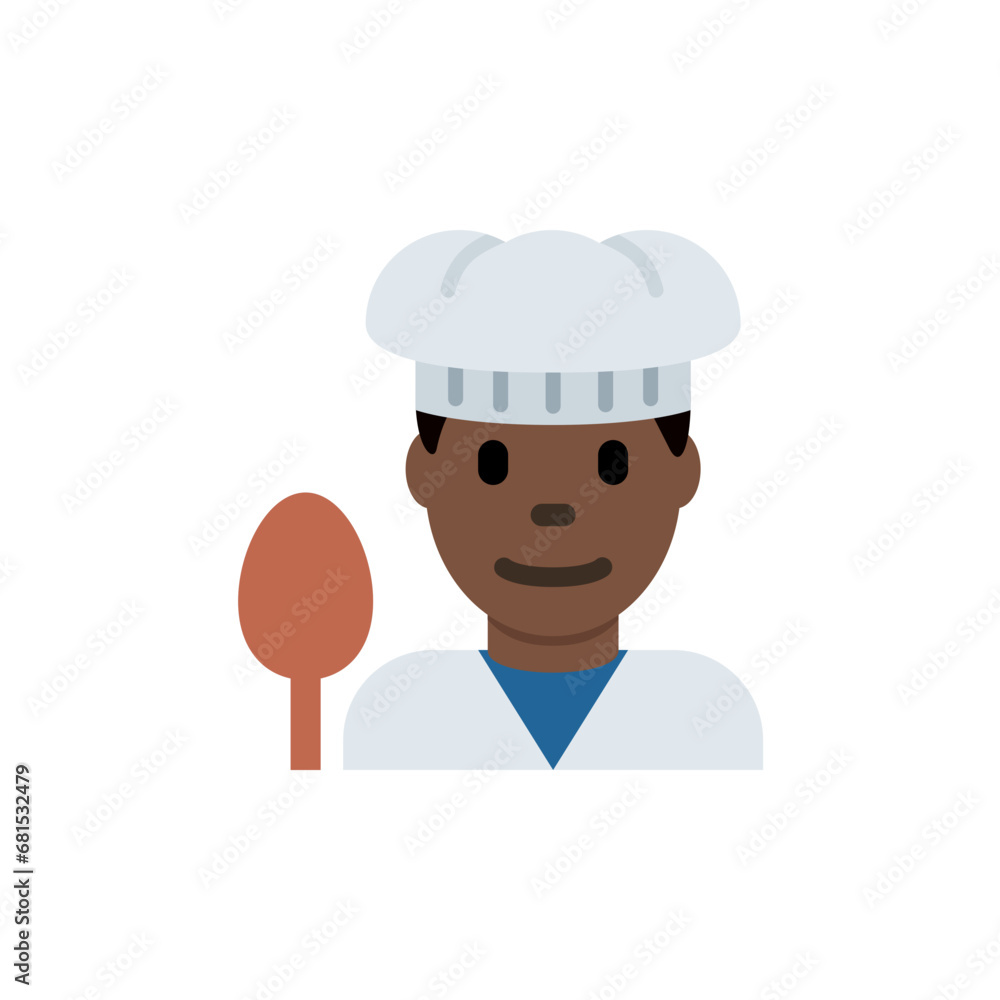 Woman Cook: Dark_Skin Tone