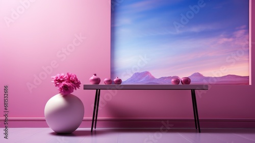 Inscription Love On Pink Background Valentine Day Background  Background For Banner  HD