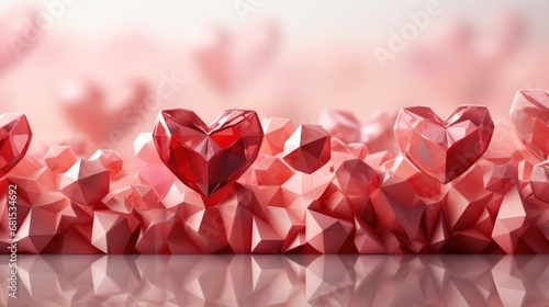 Valentines Day Background Origami Speech,Valentine Day Background, Background For Banner, HD