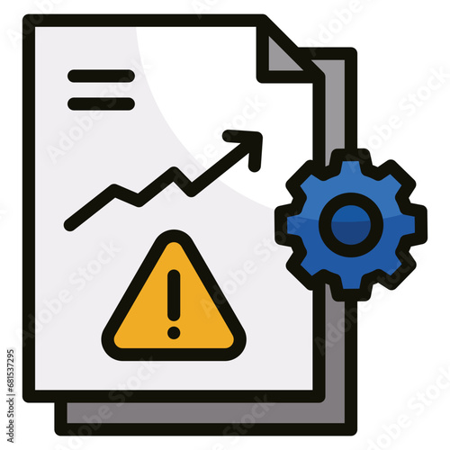 Incident Management Icon Element For Design
