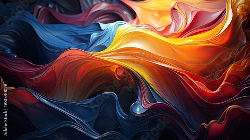 Mesmerizing Futuristic Abstract Desktop Wallpaper - Stunning Creative Visualization with Colorful Geometric Shapes, Innovation in Modern Technology, Digital Design Artistry. Generative AI