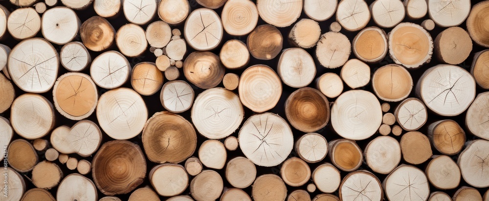 close up view of wooden logs wide background close up view of wooden logs wide background