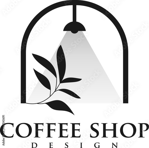 Coffee shop logos. Templates for color and monochrome versions. Logotypes isolated on clean background. Vector illustration.