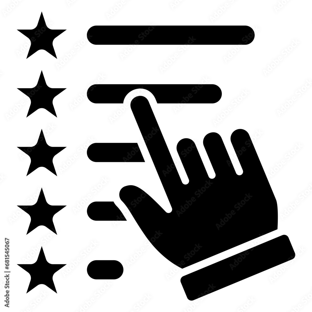 Review glyph icon, related to transportation, ride sharing theme. Review glyph icon, related to transportation, ride sharing theme.