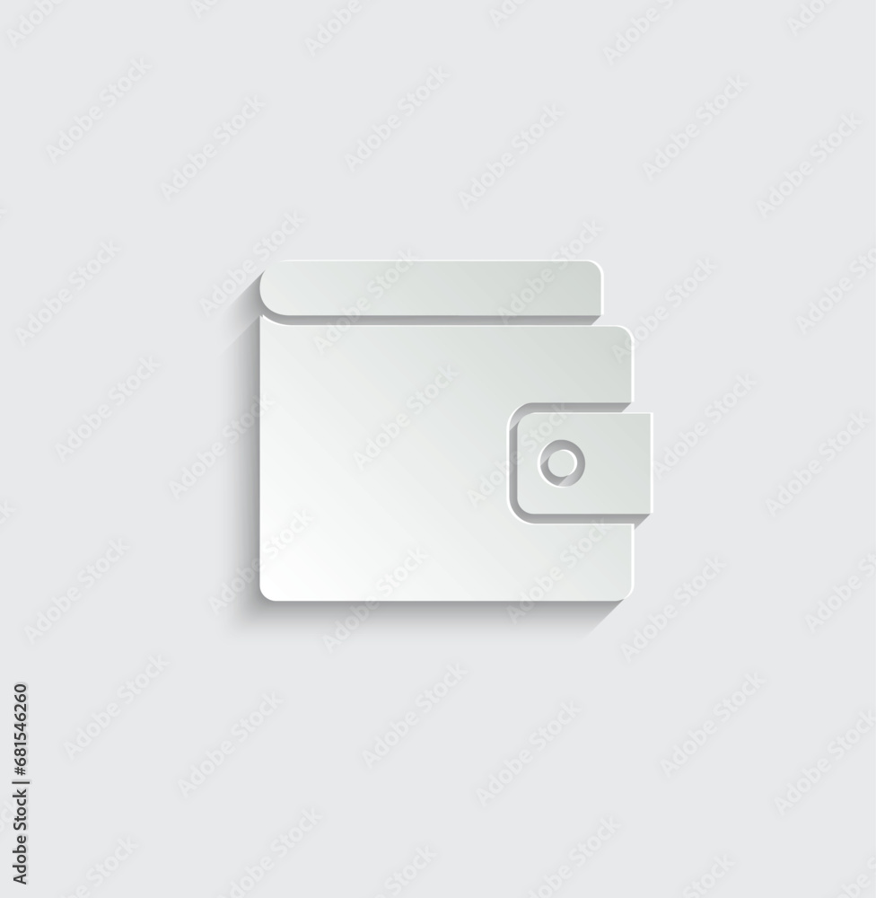 Wallet icon vector. money icon Wallet icon vector. money icon