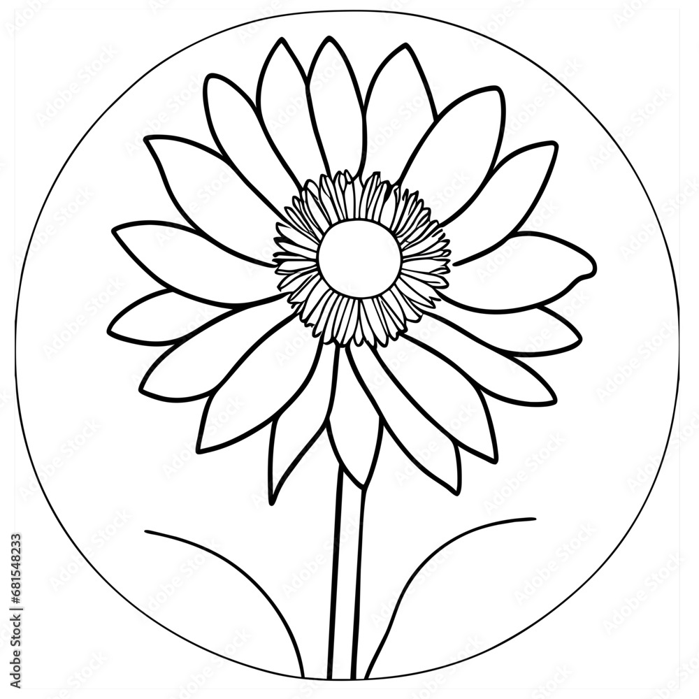 illustration of a flower illustration of a flower