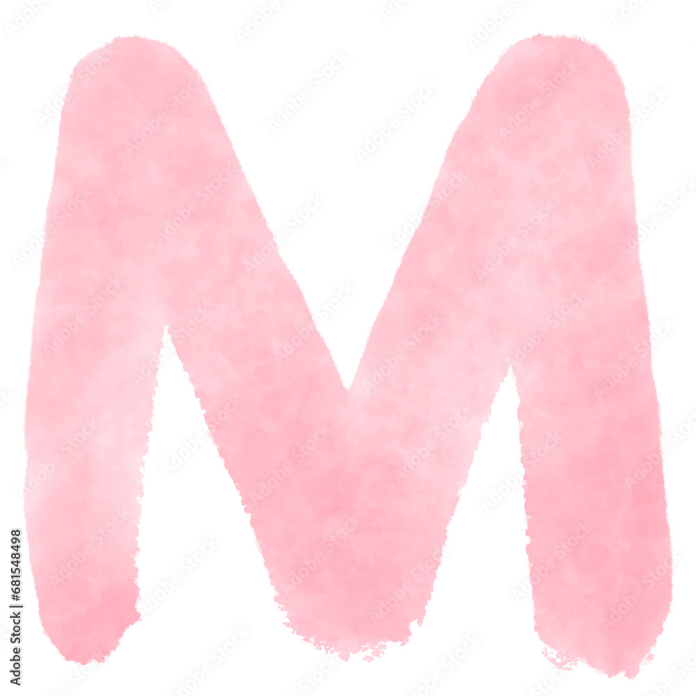 pink letter a pink letter a